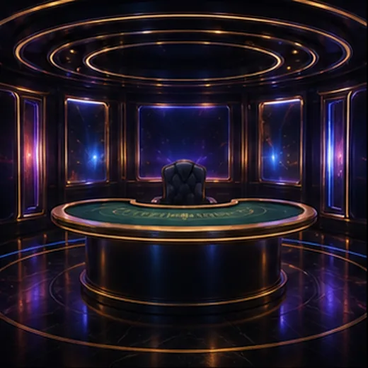 Abstract unbranded live casino studio